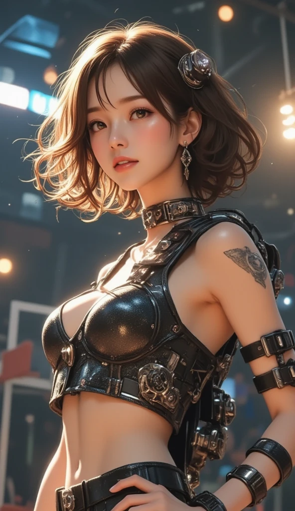 Professional:1.6 model girls, (最high quality, 4K, 8k, High resolution, masterpiece:1.2), Ultra-detailed, Realist, Punk Style, Punk Fashion, ((Upper body portrait)), Spiked clothing, Chain Accessories, Rebel pose, Mohawk Alto, Flashy rainbow hair, Nervous background, Studio Lighting, Dynamic pose and elegant、masterpiece, 最high quality, high quality, High resolution, (((Upper body portrait)))、Super busty sexy, full body, high heels, sitting on floor spreading legs wide open ((full body))((shackles and arms up, chain leads, metal collar, wrists tied)), bondage, slavery, restraint, (basemend wall backgroun, dirty, dark, creepy),