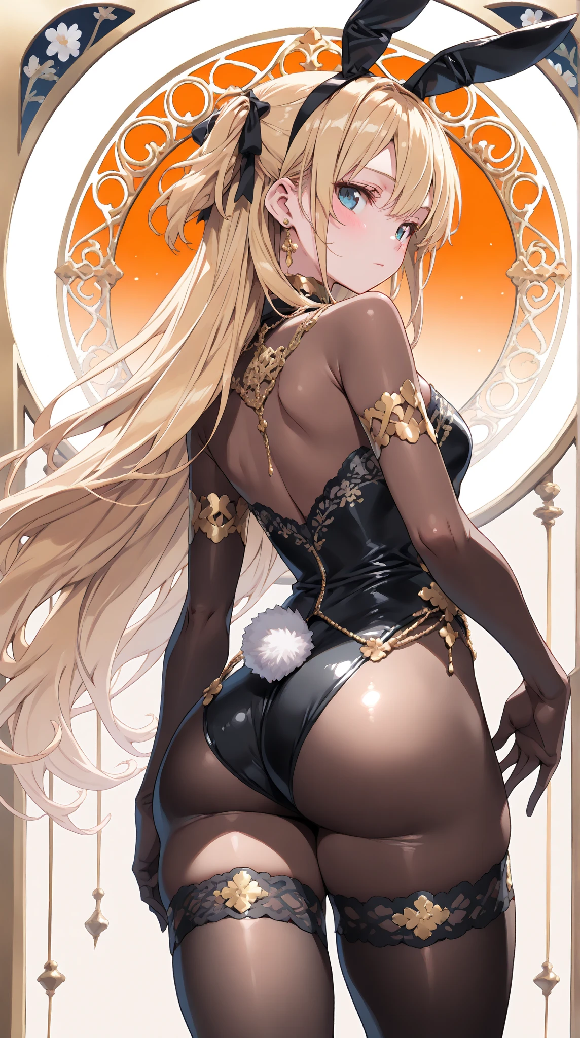 1girl, Angle from below:1.8, The girl bends forward to show off her breasts、legs apart, (Blade), (Tanned shiny black skin:1.6)、Glowing Eyes, ((Sexy evil grin)), (10 years old girl), blondes、Twin tails、forehead、Small breasts, hat, ((((arabian clothes, see-through)), (headband), (Areola Slip), small breasts, (jewelry)))、desert, ((sahara))、foot, ((foot))、(Put your hands behind your head)、arm pits, (Ass), (foot), Ass, (squat)、front, dagger、((footjob)),
