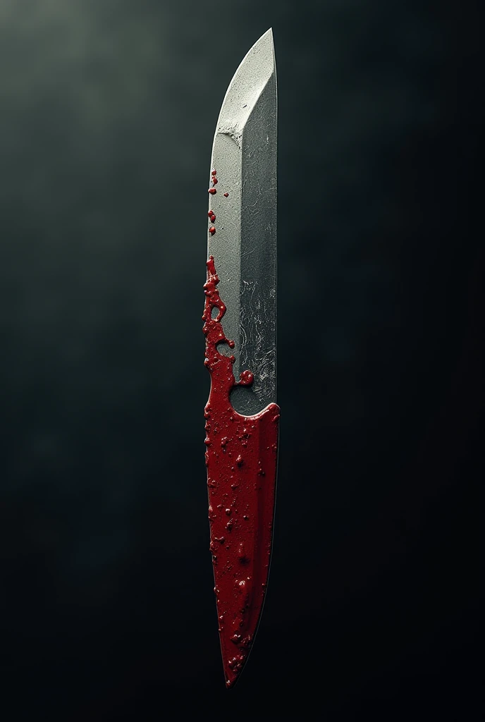 Light with blood khife background 