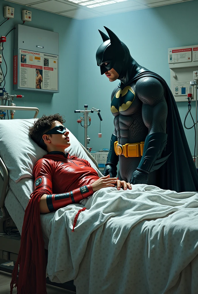 batman confine in the hospital with doctor assistant 8k