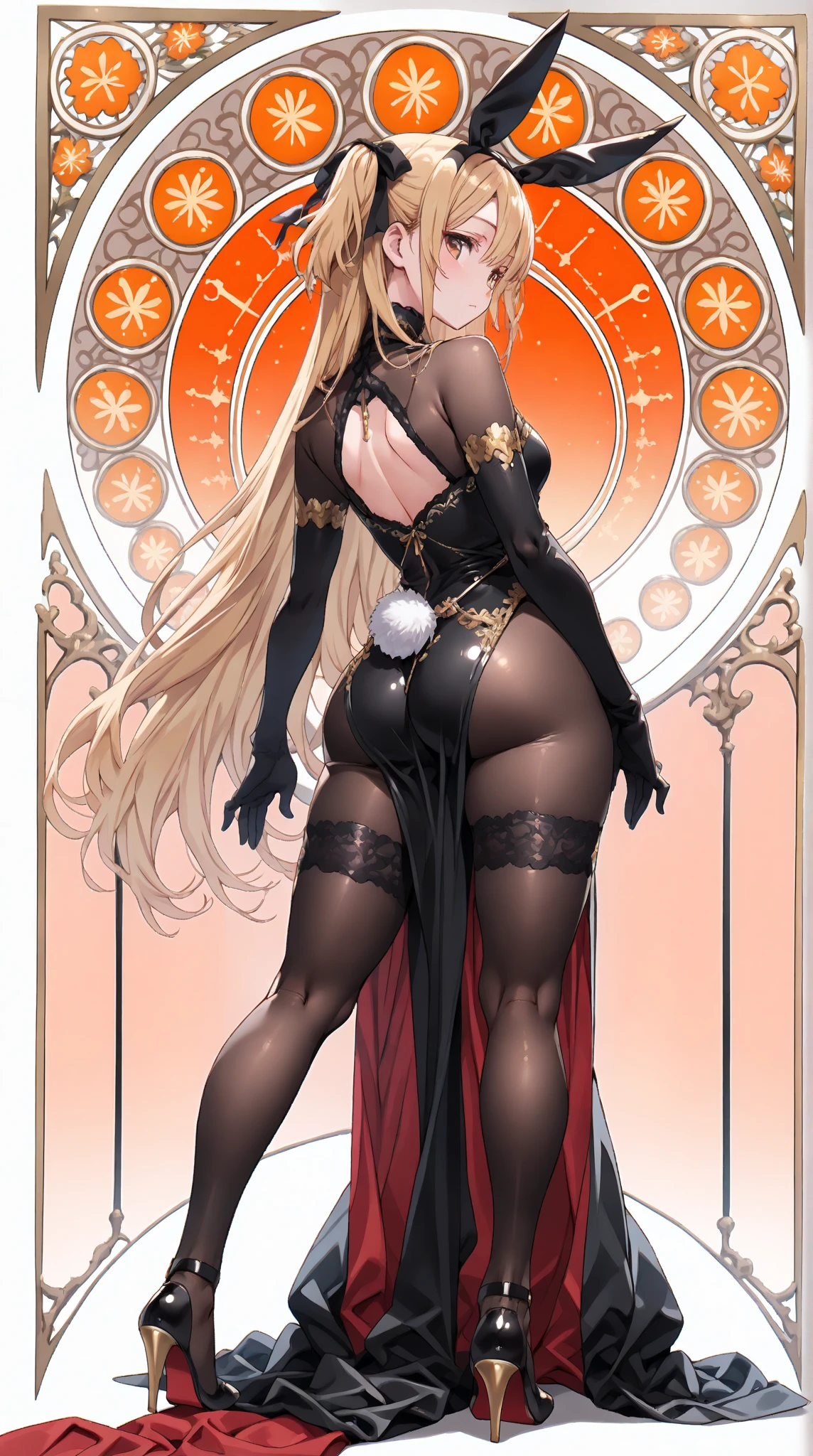 CG artwork, (best qualityer, Exquisite details, absolute masterpiece, comely rosto detalhado, comely, dainty, sharp looking eyes,), (Image from head to toe)), ((Full-body image)),((posterior view)),(squatt、Opening legs),(plus size model)),((Short white cape with fur,Wearing sexy BDSM gear)), (((skin black))),(((light blonde hair))),(1 milf,beautiful with dark skin、Short white cape with fur,Wearing sexy BDSM gear),comely rosto maduro detalhado, Rosto bonito altamente detalhado e sharp looking eyes, (detailedeyes, seductive and sharp), (plump and shiny purple lips)), (purple eyeshadow), blush, (sadistic look), (curved), ( incredibly huge curvy hips), (very big sensual ass), (ridiculously huge thick thighs), (shining skin), (wet oiled skin), fingernail art, jewerly, bracelet, hoop earings,Elongated glasses