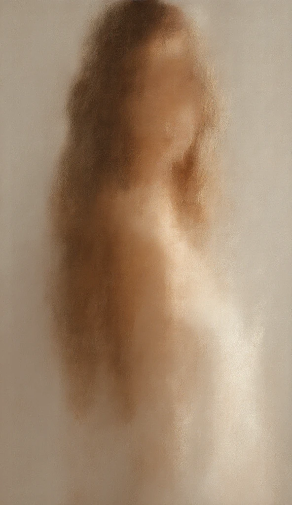 a full-length girl walks with a confident gait, barefoot, naked, on a white background, without people