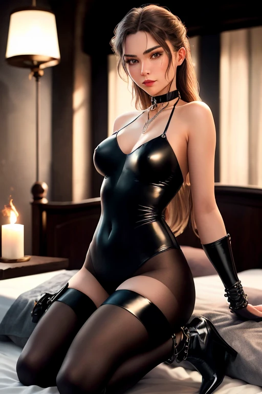 a sexy woman, (best quality), (masterpiece), (1girl), slim, anime, tall, (front view ), (flat chested), (see through clothes), (pubic hair), (full body view)