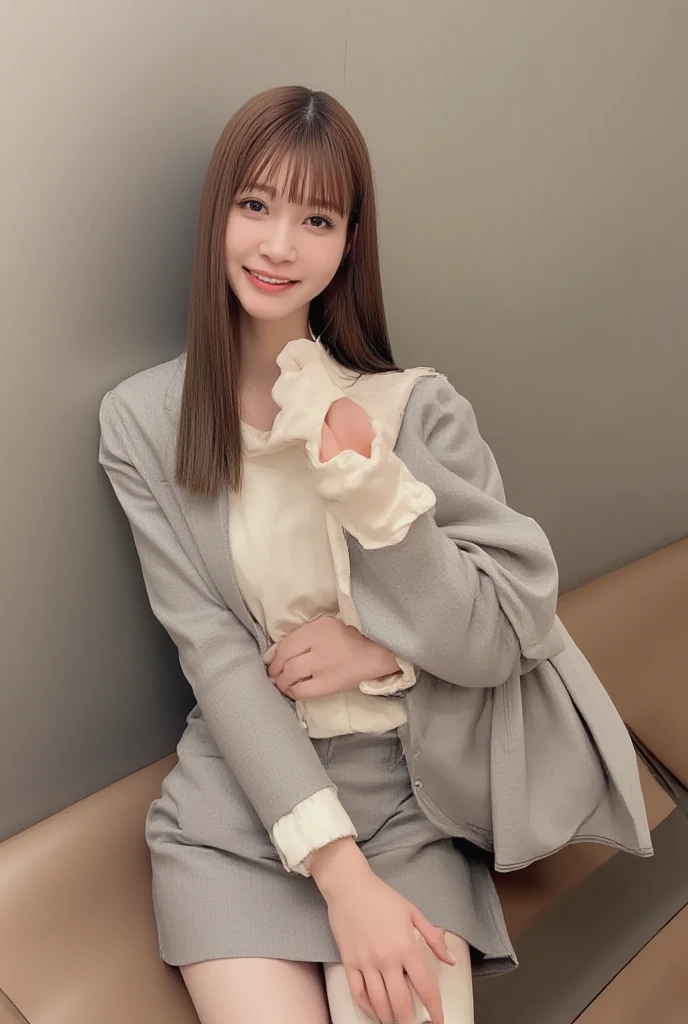 (Highest quality、masterpiece、8K、Best image quality、Hyperrealism、Award-winning works)、1 Girl、(The perfect heavyweight melton coat:1.2)、Soft indirect lighting、Soft and delicate light、Romantic lighting、Spectacular Cinema Lighting、Romantic snowy night city、Romantic illumination、(The most beautiful smile looks at me:1.1)、Diamond dust、(Tyndall effect:1.1)、Beautiful snowy scenery、(that&#39;it&#39;s snowing:1.1)、(あなたの髪にit&#39;s snowing:1.1)、Accurate anatomy、(Face close-up:1.3)、Beautiful Glossy Lipstick, Natural Color、Natural Makeup、Glossy Lips、Ultra HD glossy skin、ultra-high definition radiation, Beautiful Skin、潤いのあるBeautiful Skin、Beautiful, glowing skin、超高精細のGlossy Lips、Ultra-high definition sparkling eyes、(Beautiful perfect teeth in super high resolution:1.1)、(Please smile widely and show your beautiful teeth.:1.1)、(perfect beautiful teeth:1.1)
、Swimwear、short hair