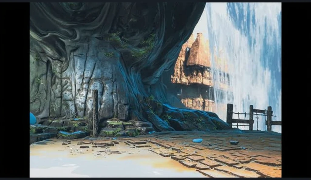 Make it more real ,there's a waterfall