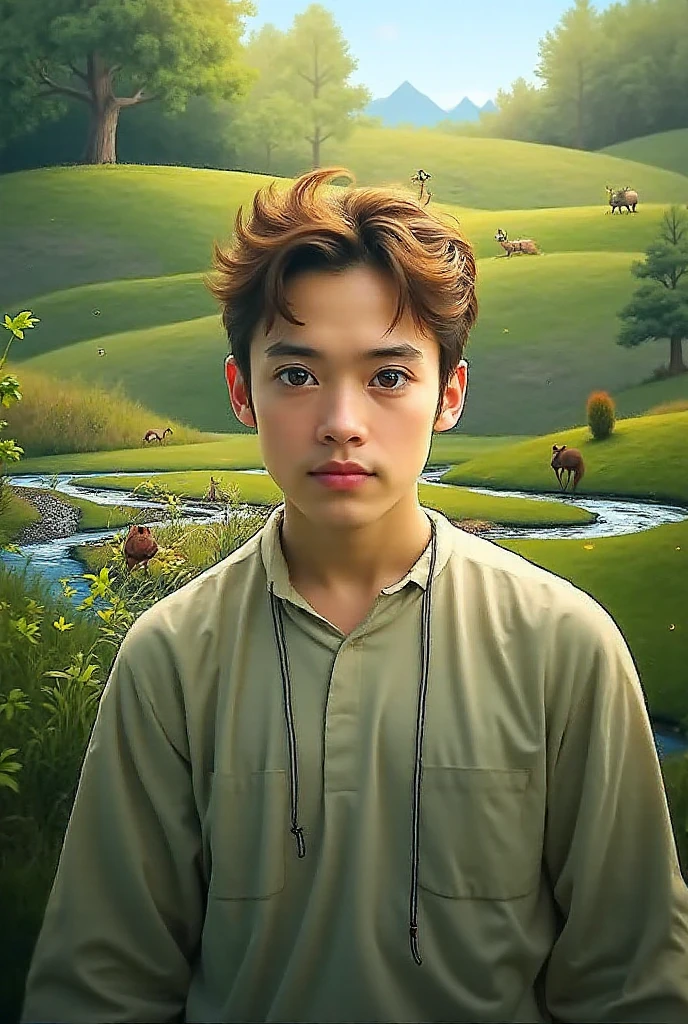 (cbzbb:1.25), portrait of cutest frodo baggins baby illustration, artstation, CGI_Animation,
