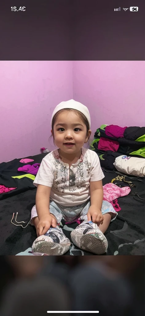 ((SLEEPING BEAUTY)), ((EYES WIDE )), ((OPEN BIG HUGE EYES)), Very Thin body (Wearing Bra Lingerie), (((HIJAB MALAY GIRL))), masutepiece, High quality, UHD 32K, Realistic face, Realistic skin feeling , A Malay Lady, . ((Face cute like a baby)), ((BLUE BERRY)) pinky pop lingerie
