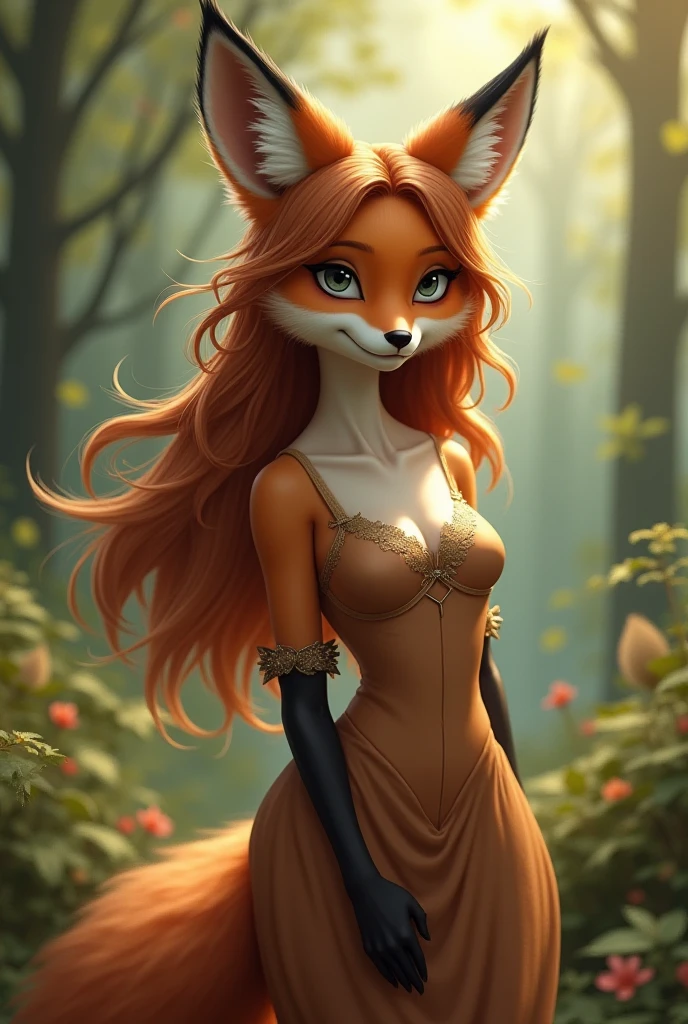 A fox woman