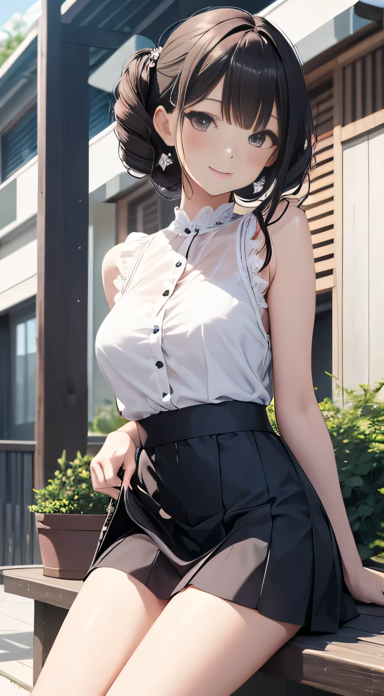 (Browsing Caution:1.3), ((Highest quality, masterpiece, 8K, High resolution, detailed)), ((A photo of a high school girl wearing see-through panties)), ((A high school girl standing with her legs open in black pantyhose)), Blazer uniform, The wind has blown her skirt up, exposing her underwear, 16 year old high school girl, Large, firm breasts, Beautiful and distortion-free face, Young and sexy gravure idol, Young and cute gravure idol, Realistic young gravure idol, Young and thin gravure idol, realistic sensual gravure idol, Japanese Goddess, Sexy Girl,(Natural Side Lighting, Cinema Lighting), Written boundary depth, Looking at the audience, Front view, 1 Girl, Asian, 15 years old, ((Bob Hair)), Perfect Face, Cute symmetrical face, Pale skin, Shiny skin, Asymmetrical bangs, Big eyes, Droopy eyes, Long eyelashes, thin, Beautiful Hair, Beautiful Face, Beautiful and beautiful eyes, Beautiful clavicle, Beautiful body, Beautiful breasts, Beautiful thighs, Beautiful legs, Beautiful fingers, (Beautiful views), evening, Droopy eyes, 
