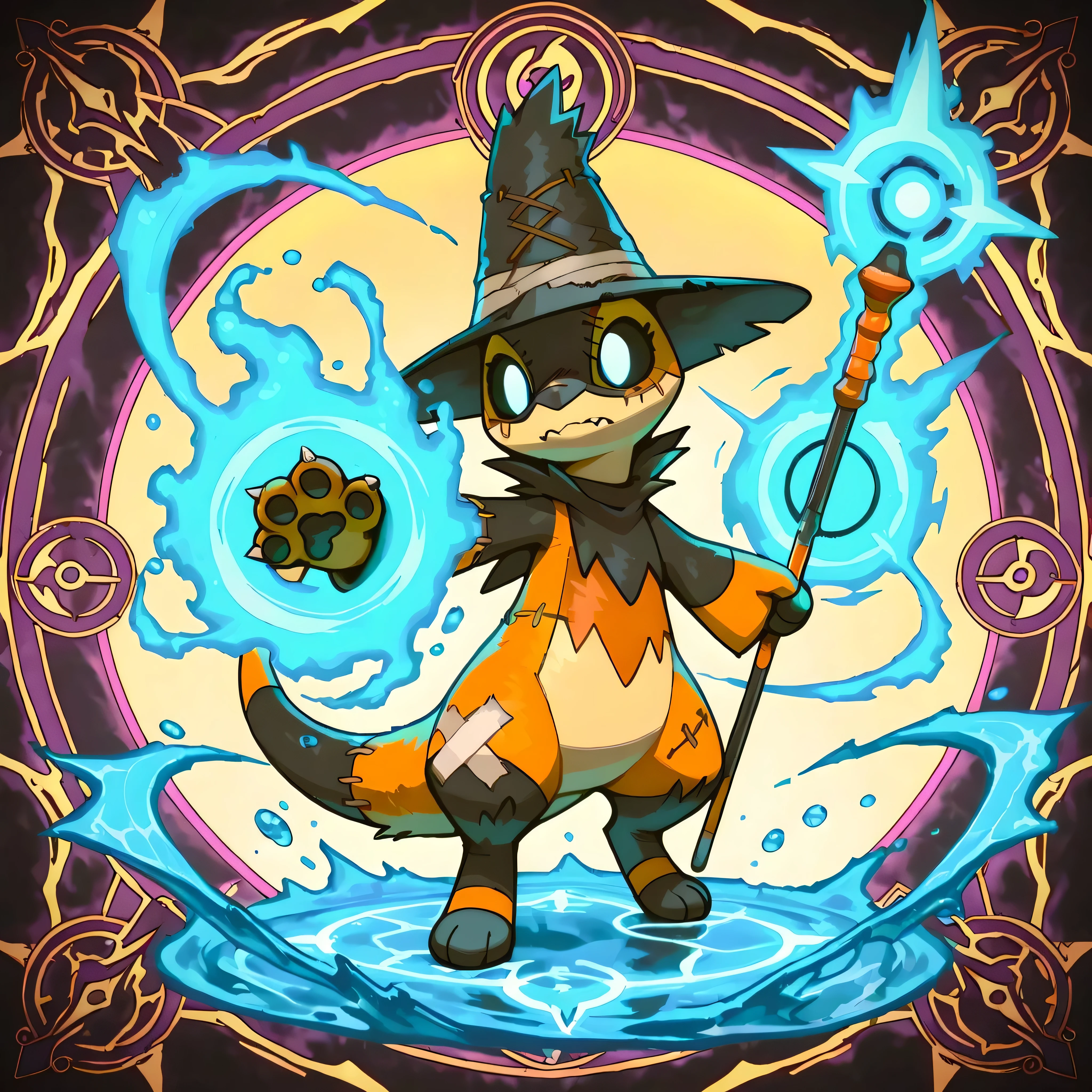 [🫧Plushie Fakemon Mage🫧] [Generate Draft 3 Test*] - 4k ultra quality, 4k full body view, masterpiece quality, masterful, mythical, epic, extreme, explosive, beautiful, kawaii. The Unique plushie mixed creature \(pokemon\), fakemon, 