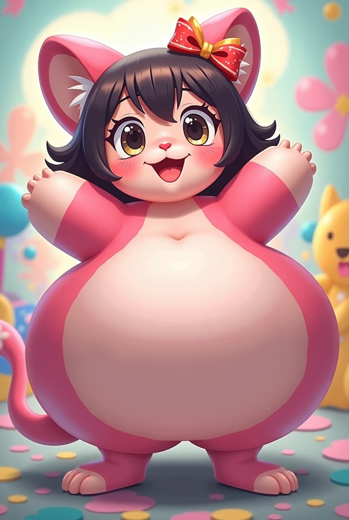Vanellope von Schweetz, detona Ralph, Disney, 1 girl, solo, (((bimbo))), big nipples, big breasts, Cartoon style, NSFW, big pussy