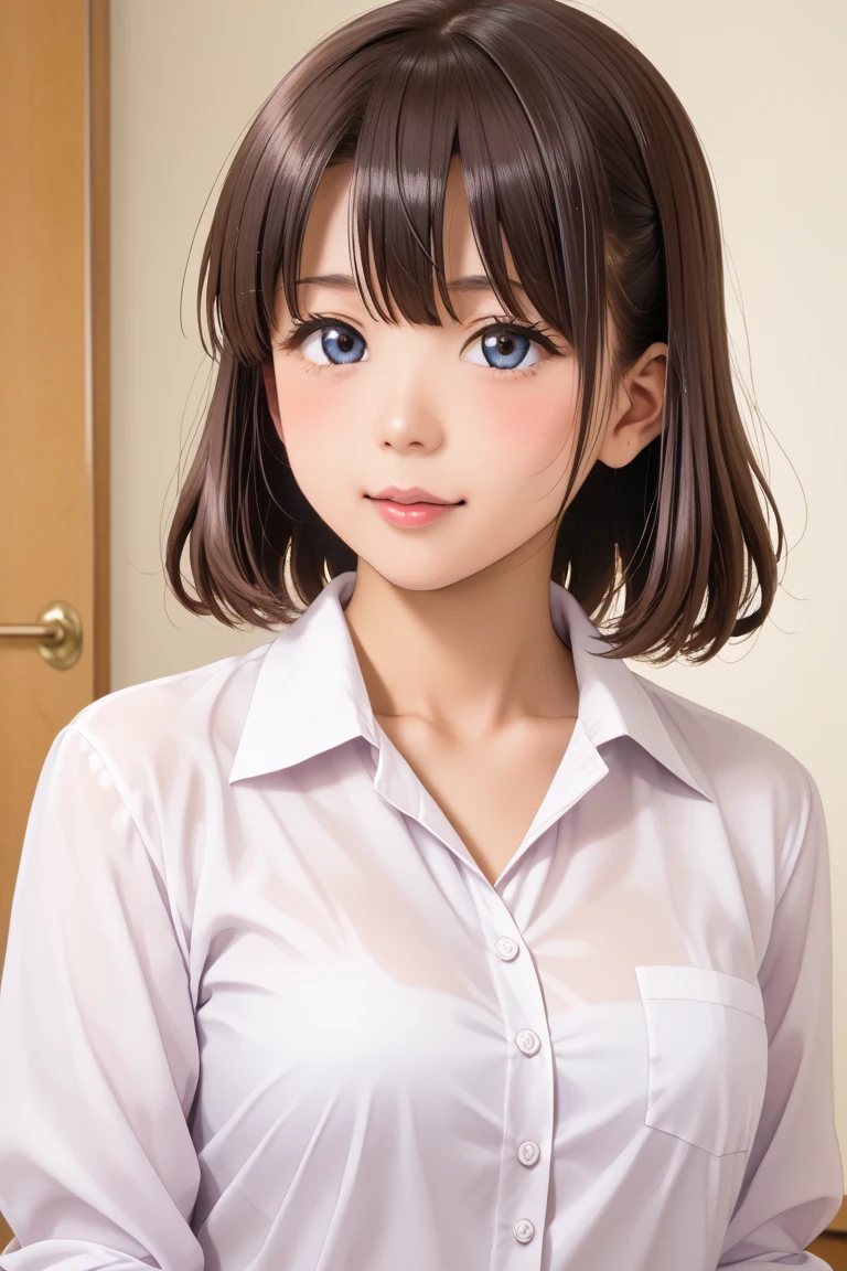 (highest quality:1.3), High resolution, Very detailed, Very detailedな CG Unity 8k 壁紙, Realistic, photo-Realistic, RAW Photos, Beautiful and dense face, White skin, Realistic glistening skin, High-quality fabric, Detailed hair texture, Perfect body, Beautiful Features, Accurate, Anatomically correct, Very detailedな顔と肌の質感、One Girl, cute, ((Brown Hair、ponytail, Deep blue eyes: 1. 2)), Shiny Hair, Thick bangs, ((A smile showing white teeth: 1. 2)), Jersey、Pencil Skirt、White panties peeking out from under the skirt、Black knee socks、((ride a bicycle、Pedal with your foot、Uber eats delivery man:1.1))