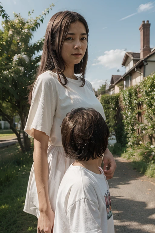 Childminder、woman、Back view、23 years old