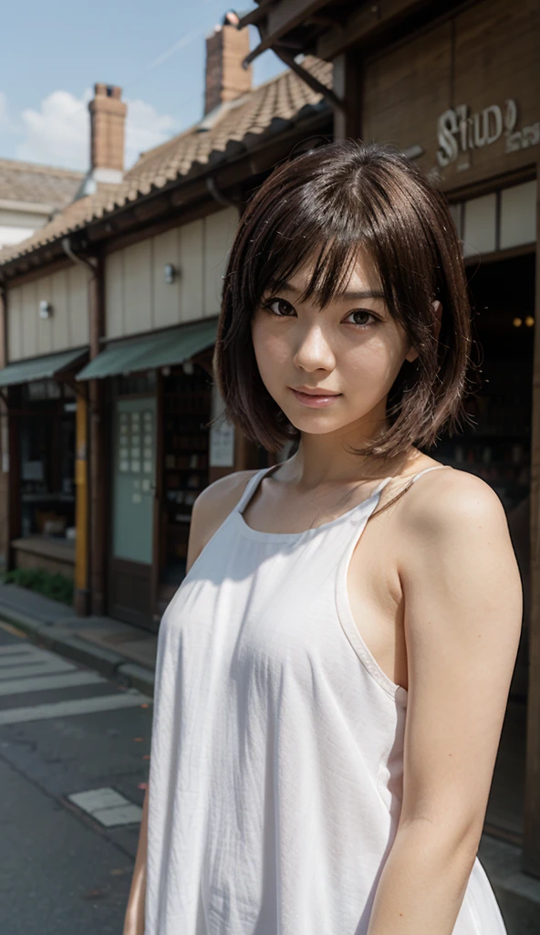 1 person Cute Japanese Girl Kyoto Short Hair