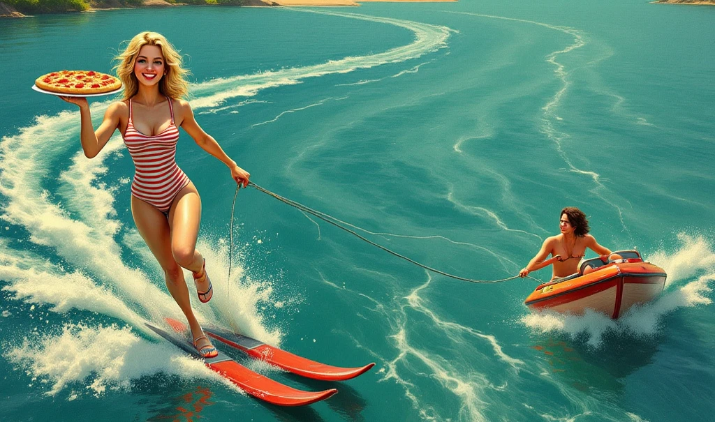 Two women in red bikinis standing next to surfboards on the beach, Stern, Asuka as surfer model, Stefan Girovsky, Stephen Green, stern look, Sienna, siren, sistena, stem, siren, steady look, sled body, Steven Belidin, surf photography, medium shot, surfing, 2 0 1 5