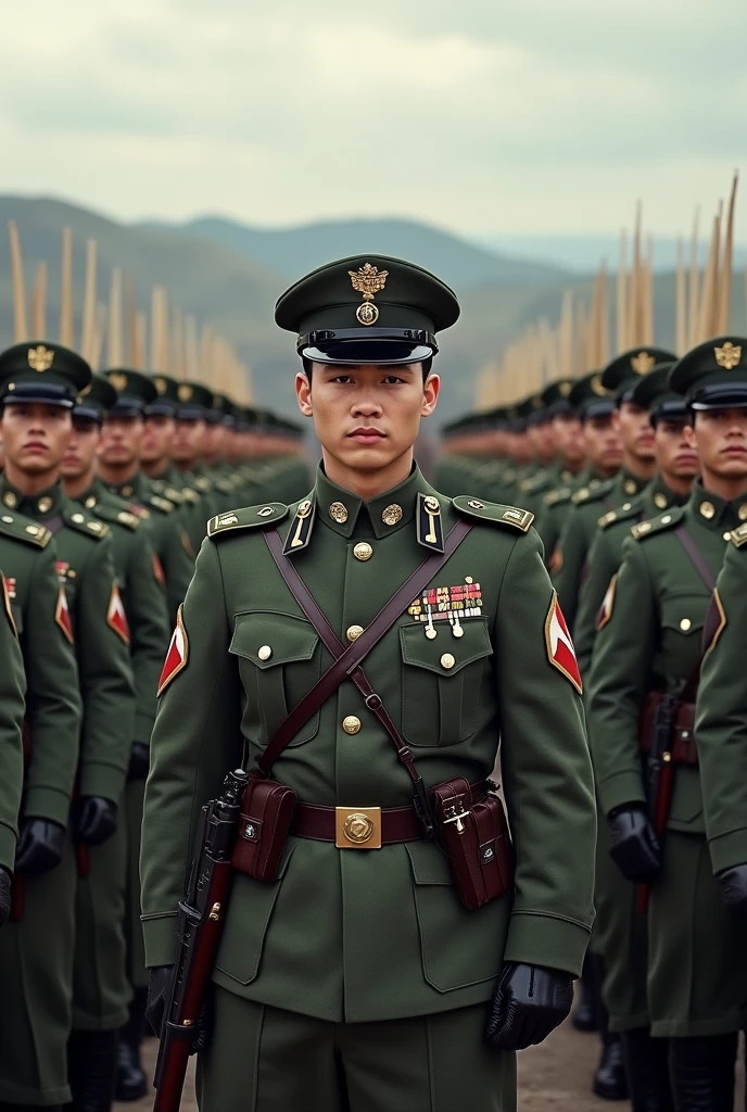 Chinese Army Marching Parade
