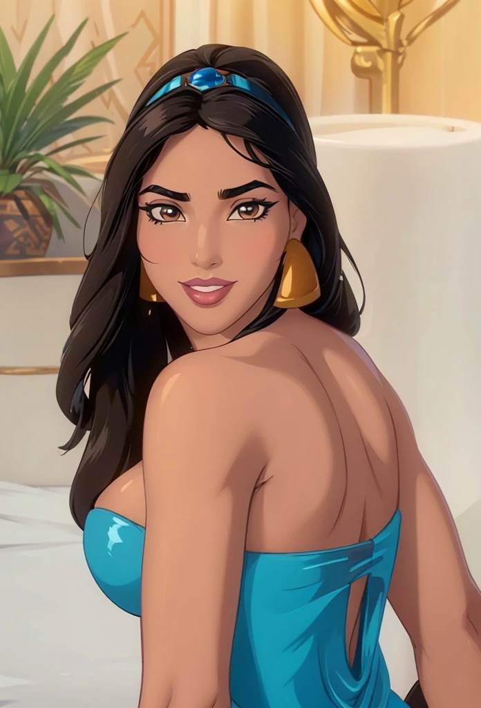 ((Full front shot)),(best quality),((an extremely delicate and beautiful)), cinematic lighting, (character focus), 3d, 3d background, 1girl, dark skin, dark-skinned female, amber eyes, (((piercing))), jewelry, lips, long hair, solo, dynamic pose, upper body,water architecture, brick wall, bridge, building, city, city lights, cityscape, honeycomb \(pattern\), house, outdoors, real world location, stadium, tower, town