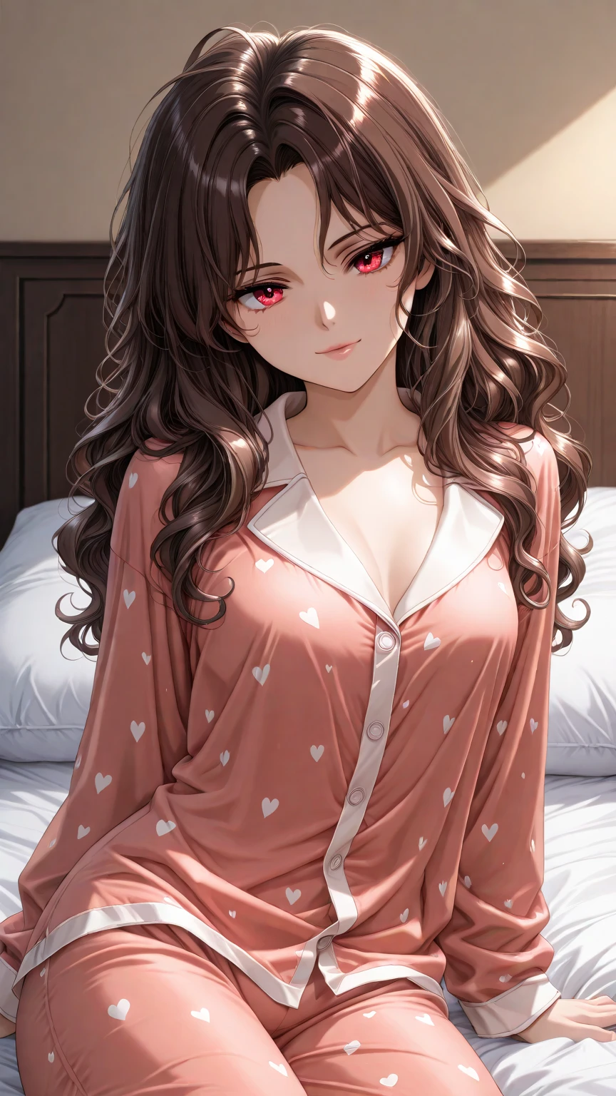 arafed femme pleinement , fille sexy aux yeux marrons, ultra réaliste, Méticuleusement détaillé, portrait sophie mudd, cheveux bruns et grands yeux, selfie d'une jeune femme, yeux de la chambre, violette myers, sans maquillage, maquillage naturel, regarder directement la caméra, visage avec artgram, maquillage subtil, superbe photo de tout le corps à genoux sur le lit, dans la chambre, Buste de taille moyenne à grande