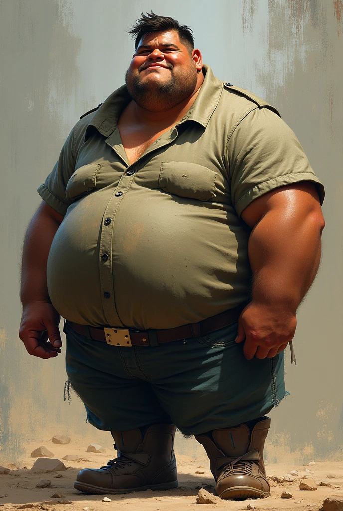 Poor fat black Indian dwarf 
