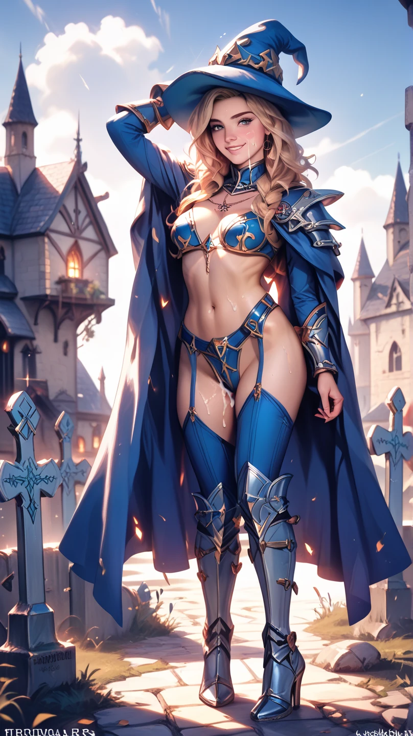 Young devil girl, white long hair, slightly curly hair, devil horns, yellow eyes, visible fangs, neutral expression, curvy body, athletic physic, light fantasy clothing, medieval clothing, armor, medieval setting, intresting pose, standing sideways to camera, cinematic lighting, fantasy setting, dark forest (best quality,8k,highres,masterpiece:1.2),ultra-detailed,(realistic,photorealistic,photo-realistic:1.37),digital painting,concept art, high detail, realistic, detailed face