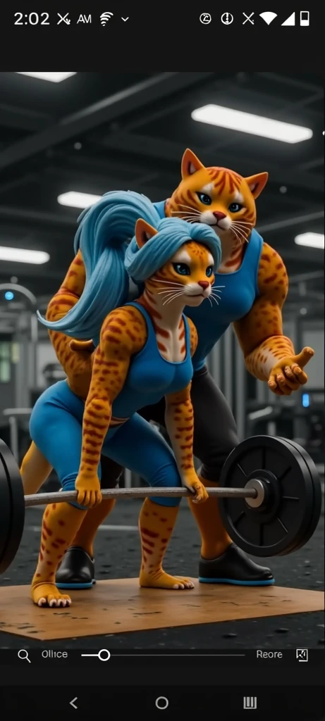 4k highly detailed realistic digital extremely high quality drawing, masterpiece, (by cutesexyrobutts), (uploaded on e621), (a full-body portrait of two anthro cheetah girls), ((doing yoga in a gym)), ((wearing a sexy sports bra and tight yoga pants)), (beautiful and detailed eyes:1.1), (thick black lips), (ponytail hair), detailed fur, seductive, sexy, voluptuous, curvy body, hourglass figure, large breasts, muscles, cinematic lighting, (f1.8 short focus bokeh)
