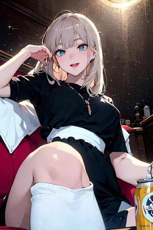 Recall,A group of female adventurers set in a medieval fantasy world.３people々,Dancer、 (At the pub), Mr...々Hairstyle, Harem, night, detailed aspects, Asheria:1.5, Asheria:1.3, short hair, Bobcut, Very short pleated mini skirt with embroidered pattern, Seduce, No sleeve, armor 、肩armor、Showing off random striped panties:1.3、、Big Ass、Wide waist、Roll up your skirt,Knee socks,