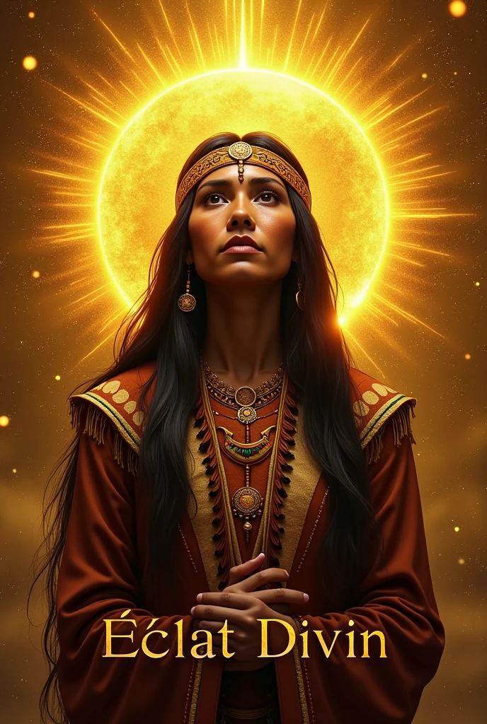 Moon with crown of fire