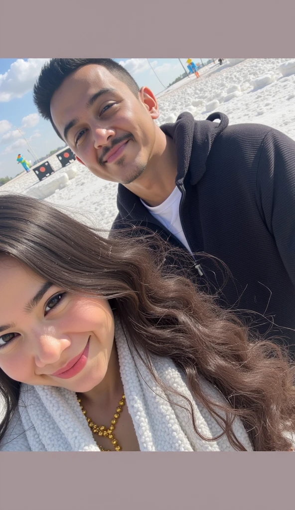 There are two people who are together smiling for a photo, Directed by: Nandor Soldier, imagem de perfil, andrea rocha, Ayahausca, Foto realista, imagem do avatar, seu madruga, Malika Favre, foto de perfil, Directed by: Olivia Peguero, caio santos, muito definido, david rios ferreira