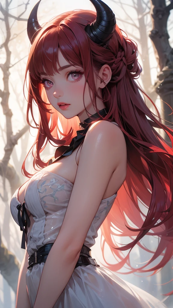 masuter piece、top-quality、Highest Standards、Top image quality、masutepiece、intricate detailes、High resolution、Depth Field、natural soft light、profetional lighting、Great smile、cheeks are reddened、(High Detail Skin: 1.2)、photorealistic anime girl render、Strong highlights of the eyes、Very large breasts、Perfect Anatomy、crotch open、blushing、Shy、Lying down、Panties are visible、Skirt flipping、((Torn and tattered damaged))、Body shiny with oilerectile nipple))、8K resolution、intricate clothing、Intricate details、Panties visible through the skirt、Panties in full view、short bob cute, Fine、(The best illustrations)、8k UHD resolution、intricate-detail、top-quality、realisitic、ultra-detailliert、The best lighting、Best Shadows、Soft lighting、Ulutra HD、Dungeon and Dragon、caves、Dungeon、 A Necromancer、natta、Dark style、Succubus、Devil's Daughter、Bat Wings,(((Demon Hornlack-rimmed round glasses))))、(((Colossal tits)))、(Devil's Tail)、(red eyes glowing:1.6)、masterpiece、beautiful countenance、Tindall Effect、photos realistic、(High Detail Skins:1.2)、8KUHD、Digital SLR、hightquality、a picture、hight resolution、 absurderes、Ponytail distortion、best ratio four finger and one thumb、1 girl、hair adornments、Red sparkling gemstone necklace、jewely、Beautiful expression、Body Up、Large breasts emphasis、Toned waist、Wide buttocks、Tindall Effect、Photorealsitic、(High Detail Skins:1.2)、pink nipple, pink pussy