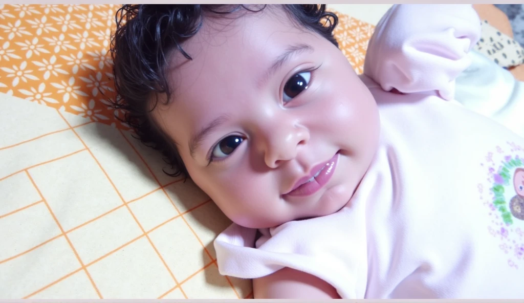 There's a who's sitting on the floor with a toothbrush, bochechas rosadas, bochechas rosadas with freckles, close-up of a lovely, marcas em seu rosto, ela tem um rosto fofo, bochechas rosadas, pequenas sardas, huge adorable eyes, adorable eyes, com lindos olhos apaixonados, bochechas cheias, rosto bonito!, lindos olhos enormes, doce e inocente
