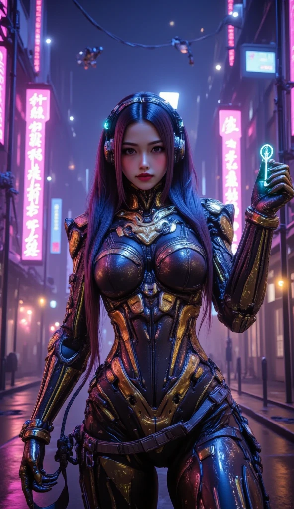Heavy metal ninja cyber girl post-apocalyptic city, insanely detailed real shiny skin, masterpiece quality, real color, female ghoul vampire, erotic and sensual, 8k resolution🔥, Miki Asai Macro photography, close-up, hyper detailed, trending on artstation, sharp focus, studio photo, intricate details, highly detailed, by greg rutkowski