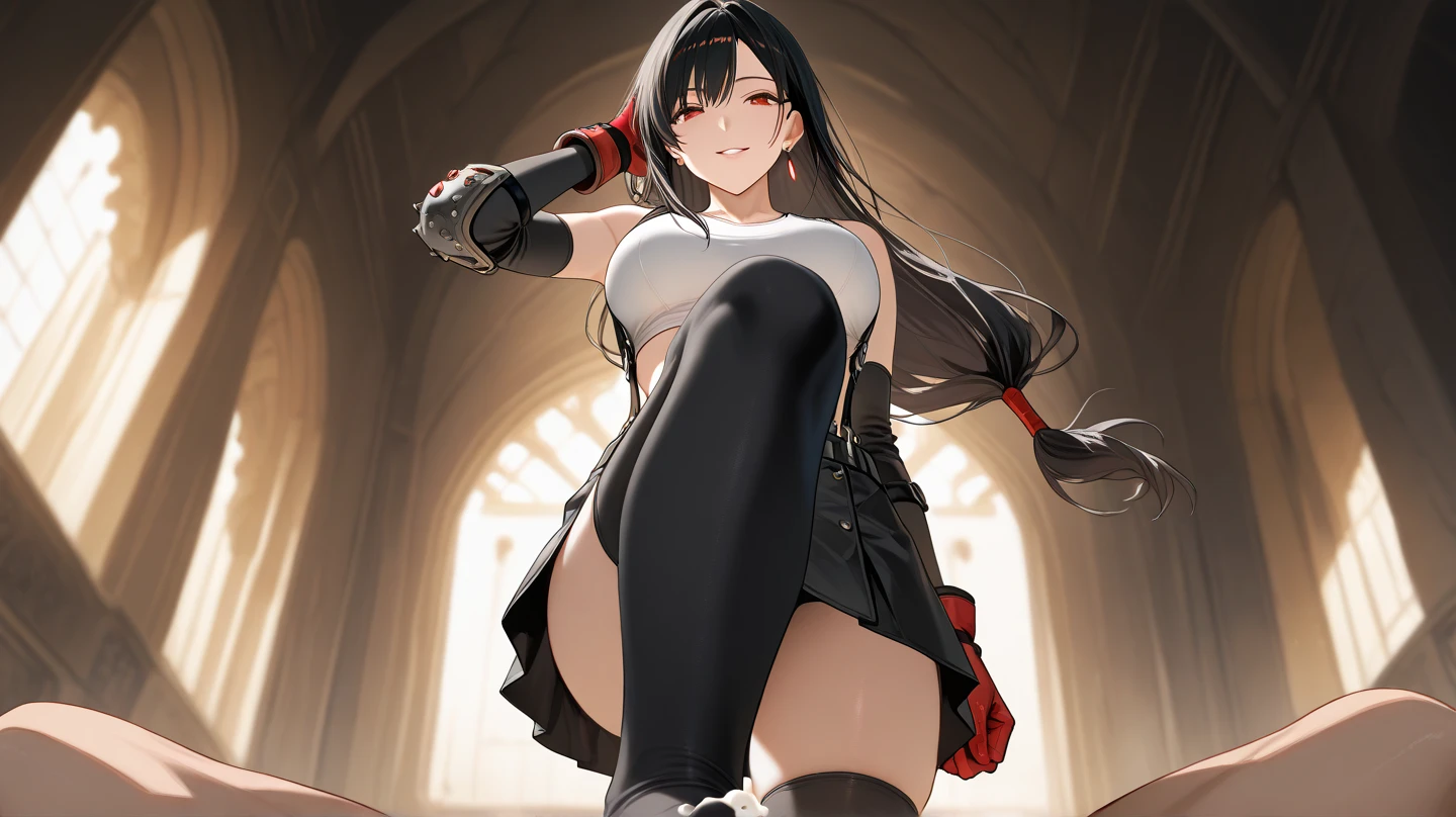 （Very delicate and beautiful：1.2）super model,,Big Breasts,Beautiful breasts,voluptuous,【bike shorts】,,【2girls】,,Highest quality, High resolution, 8k,mini skirt,Two girls high-kicking a man,Japanese style Lolita,Frills