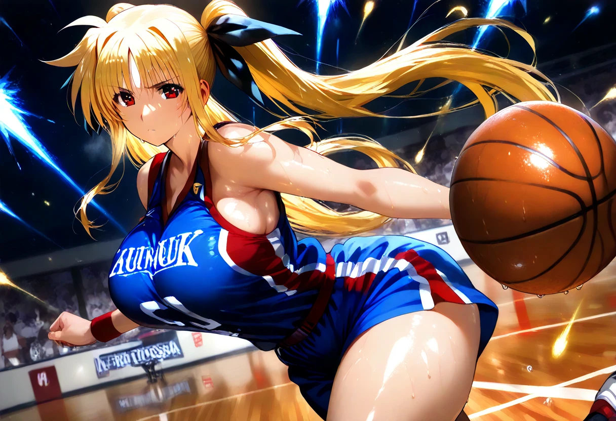 NSFW,masterpiece, super fine illustration, best quality, light particles, ultra-detailed, 8K wallpaper, (bright colors:1.2),
official+++, amazing fine details, delicate linestailed face, high resolution, all intricate, line drawing, awesome many layers,
(1 mature woman), huge breasts, sagging breasts, nipple stand, shiny skin, open clothes, (topless), extremely beautiful eyes,
shiny eyes, (orgasm face), (ahegao), (blush cheeks:1.3), (tongue out:1.3), (saliva:1.6), (sobbing:1.6), (tears:1.6), (pubic hair:1.6),(arched back:1.6),
tall, (showing armpits:1.3), (lift up skirt), thighhighs, thigh_gap, skindantation, (bottomless),
(voluptuous), pink neon trim, (extremely wrinkled shiny clothes reflecting light), fusion of satin and latex fabric ,skin fit,
erotic lips, extremely shiny fabric, gleaming skin, sweat, wet,
glamorous perfect female proportion, eyeshadow, makeup, (focus on woman), (crotch tattoo:1.6),(steam:1.3),(fog:1.3),(night:1.3), (moody lighting:1.6) ,
(intricate decoration:1.6),(eyes wide open, sanpaku eyes:1.3), considerable strabismus, (Right eye looks left, left eye looks right:1.5),
unfocused eyes, looking in the wrong direction, mouth open involuntarily loudly, intensely blushing red face, (protruding long tongue:1.3),
(multiple penises:1.6),multiple boys,surrounded penises,too many penises,pussy, penis,(gangbang:1.6),(breast milk:1.6),(ejaculation:1.6),
(Woman spread legs:2), (red color volleyball uniform :2),(bloomers:2),
,
(akali:2),(blonde:2),(futanari:2),