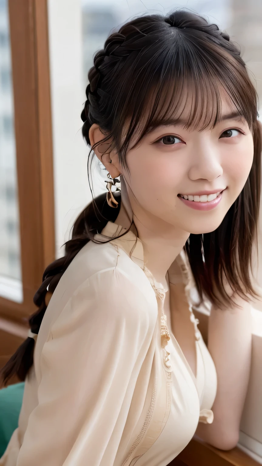 profile、Turned around、Butt,Flat Chest、(Slim body)、((Slim body))、Long Hair,Straight Bangs,Embarrassing,masterpiece,diamond、Earrings,background of fantasy,(((Brown Hair)))、 hair ornaments,Headband,Brown Hair, Tank top、Tight Skirt、Mini length、Hawaiiのショッピングモール、With lots of paper bags、Go shopping、Enjoy shopping、Carrying more baggage than I can carry、Hawaii、 Highest quality, High resolution, unity 8k wallpaper, (shape:0.8), (Beautiful details:1.6), Highly detailed face, Sing happily、looking at the camera、laugh、smile、