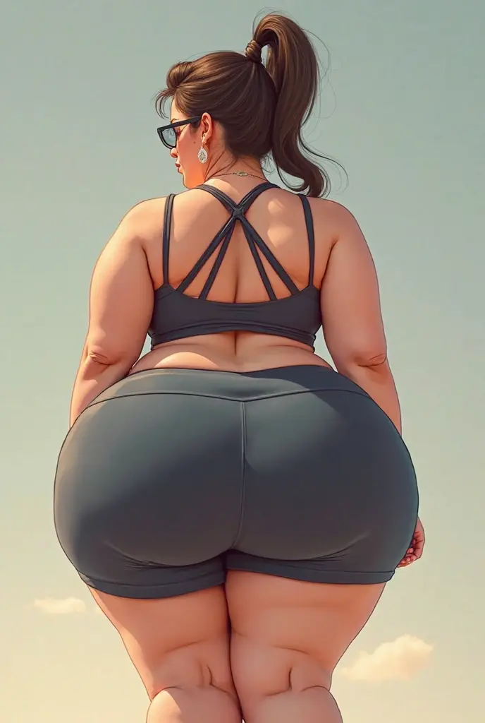 ((HIJAB MALAY GIRL)), ((BBW)), SHORTS, HUGE WIDE BUTT, WIDE BUTT, 63 YEAR OLD METURE women's, METURE women's, (ROSE LIPS), (ADIDAS SNEAKERS), (TIGH SKIRT), , tall buildings in background, twin towers, Kuala Lumpur,(ANGRY FACE EXPRESSION),