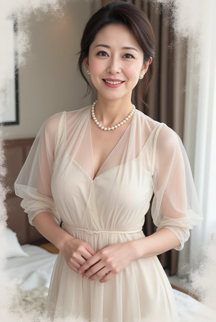 in the park，40 years old adult、Japanese woman、Low-cut、Sexy, Big breasts,delicate skin、masterpiece、Beautiful breasts、high quality、Super beautiful、face hd、The makeup is very light、Glowing and beautiful skin、The beauty of transparency、Reality、Looking at the camera、Skin Whitening、Full body shape、tight skirt、