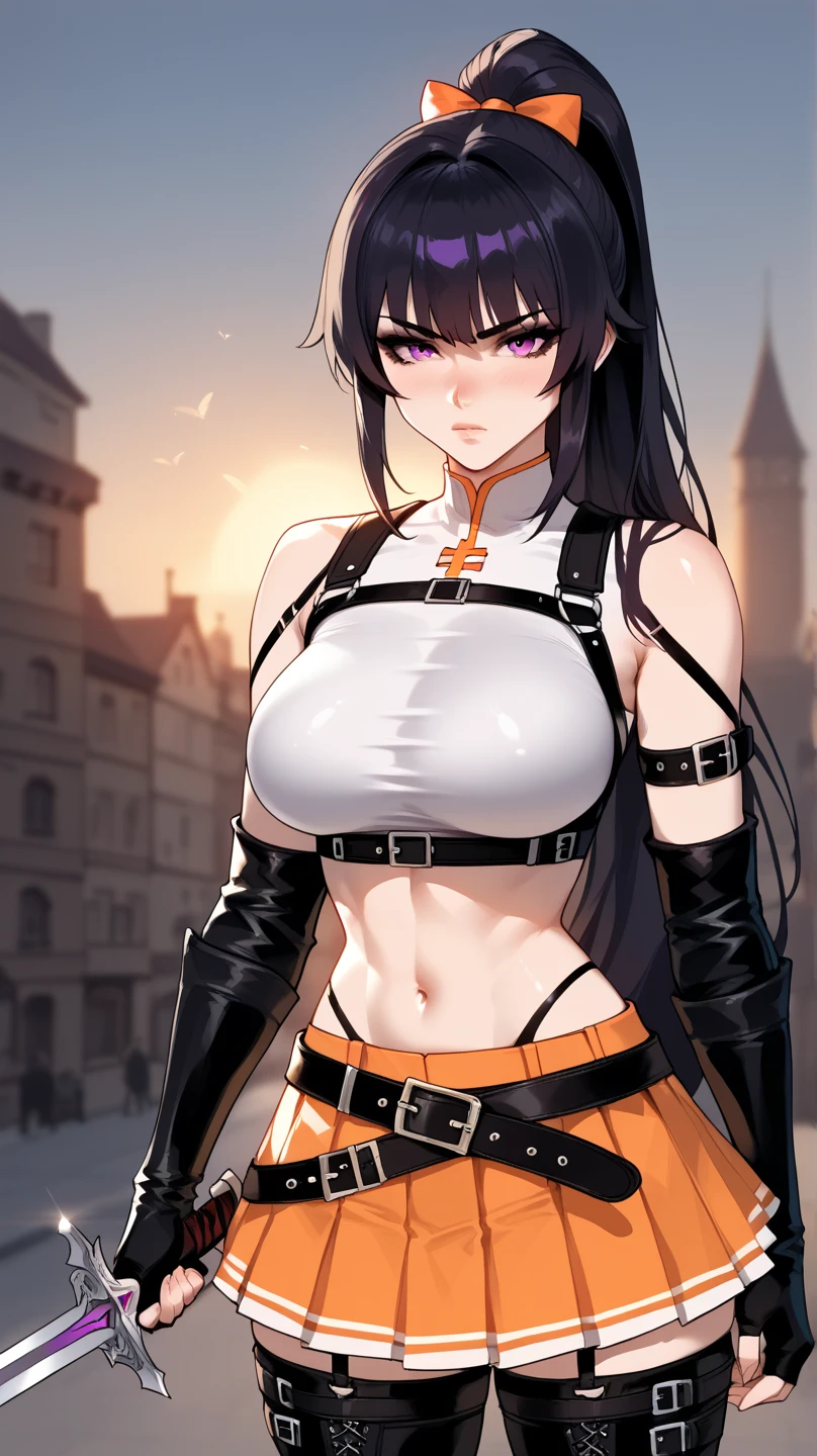 (masterpiece:1.4),(best quality:1.4), soft lighting, sunny light, beautiful face, beautiful eyes, cowboy shot,
Annerose, 1girl, solo, female mature, black hair, long hair, (yellow eyes:1.4), large breasts, bodysuit leather, skin tight, hair intakes, covered breasts, exquisite eyes detail, exquisite character design unity details 8k hdr, professional art, landscape, (solo:1.5, 1girl:1.4, cowboy shot:1.5), day, stand in the middle of lake surrounding by waterfall natural, sexy body, milf, 35 years old girl, big thighs, sexy waist, fully covered breasts