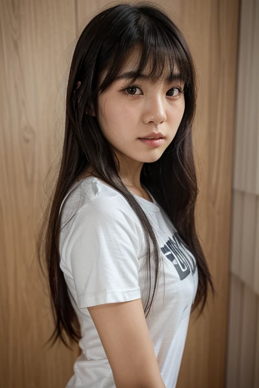 cute girl photo realistic