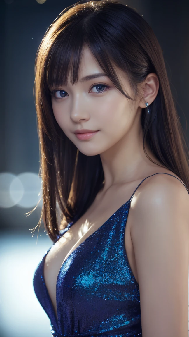 black eye、woman 1人、20-year-old、(((woman)))、alone、Realistic、Highest quality、Realistic、masterpiece、8k、High resolution、alone、Highly detailed face、(Professional Lighting、Bokeh Depth of Field)、(Particles of light、Lens flare、Luminous Particles:0.6)、(Dynamic pose:1.2)、Soft lighting、Top view angle、Fashionable and trendy atmosphere、Japanese、street、Tokyo、city、((Daytime)) 、null、((Viewer Perspective:1))、(Looking into the camera)、(Portraiture:0.6)、Cowboy Shot、nice、Are standing、Maintain natural facial balance、Broad shoulders、Whole Body Ezbian、(Small breasts)、 (Medium Hair)、Brown Hair、Floating Hair、lips、lipstick、Captivating smile、Floating Hair、Laughter、Open your mouth、(dress)、(ponytail)、Sheol、(Mole under the eye:1)、dressの色はランダム