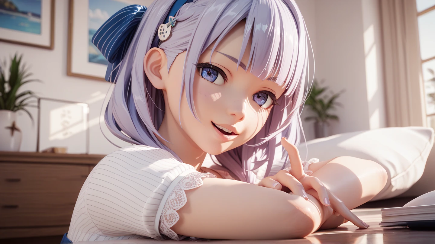 detailed face, cute face, ((masterpiece)), (Highest quality))), (Character design sheet, National costume, same characters, front, ~ side, return), figure, 1 girl, whole body, Silver Hair, eyes hair, Beautiful Eyes, Princess Cut, Environmental change scene, Short skirt, Shyness, woman, girl, Are standing, Gothic Lolita, VTuber, Chartern Betarola, (simple returnground, white returnground: 1.3) ( masterpiece:1.2), (Highest quality:1.3), (Hands on knees) , Leaning forward