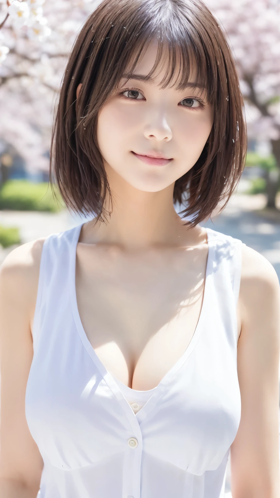 masterpiece, Best Quality, 8K, 18 yo, japanese young girl, Soft light, Professional Lighting, Solo, close up, Cute, Girly, Medium short hair swaying in the wind, Bangs, bikini, Pink sneakers, standing