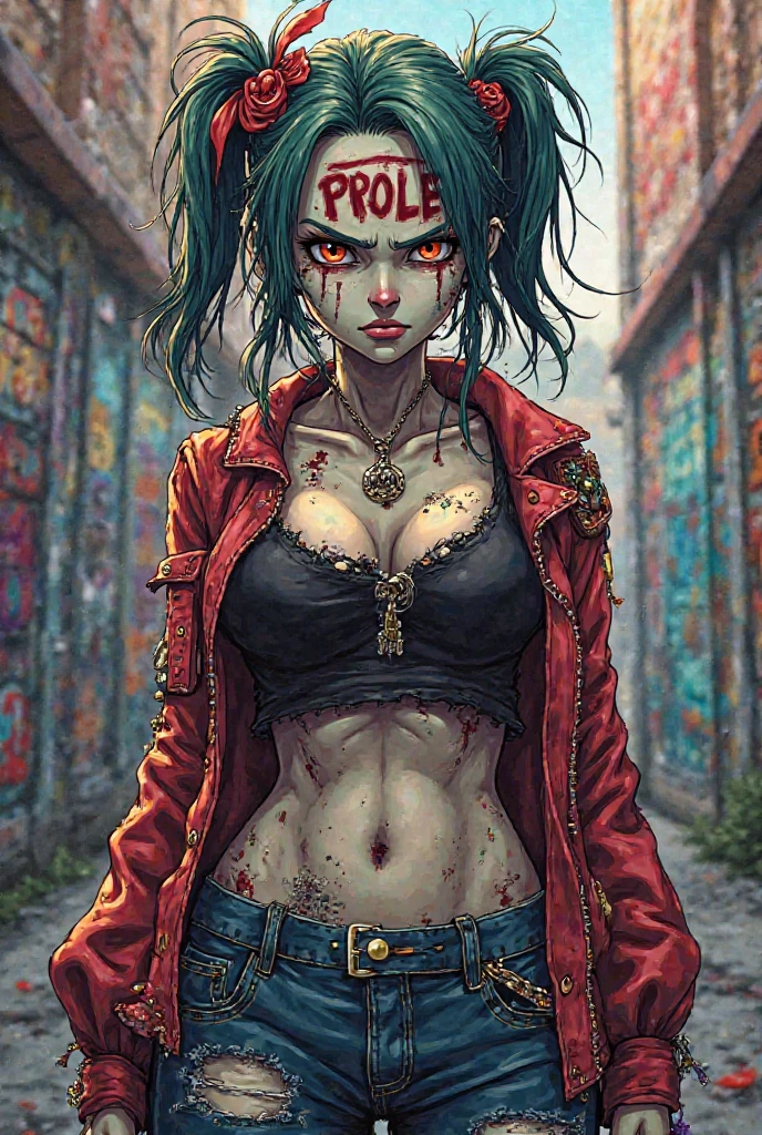 Horror punk, Misfits band, Cover art, Zombie Girl, Screaming Girl, HD