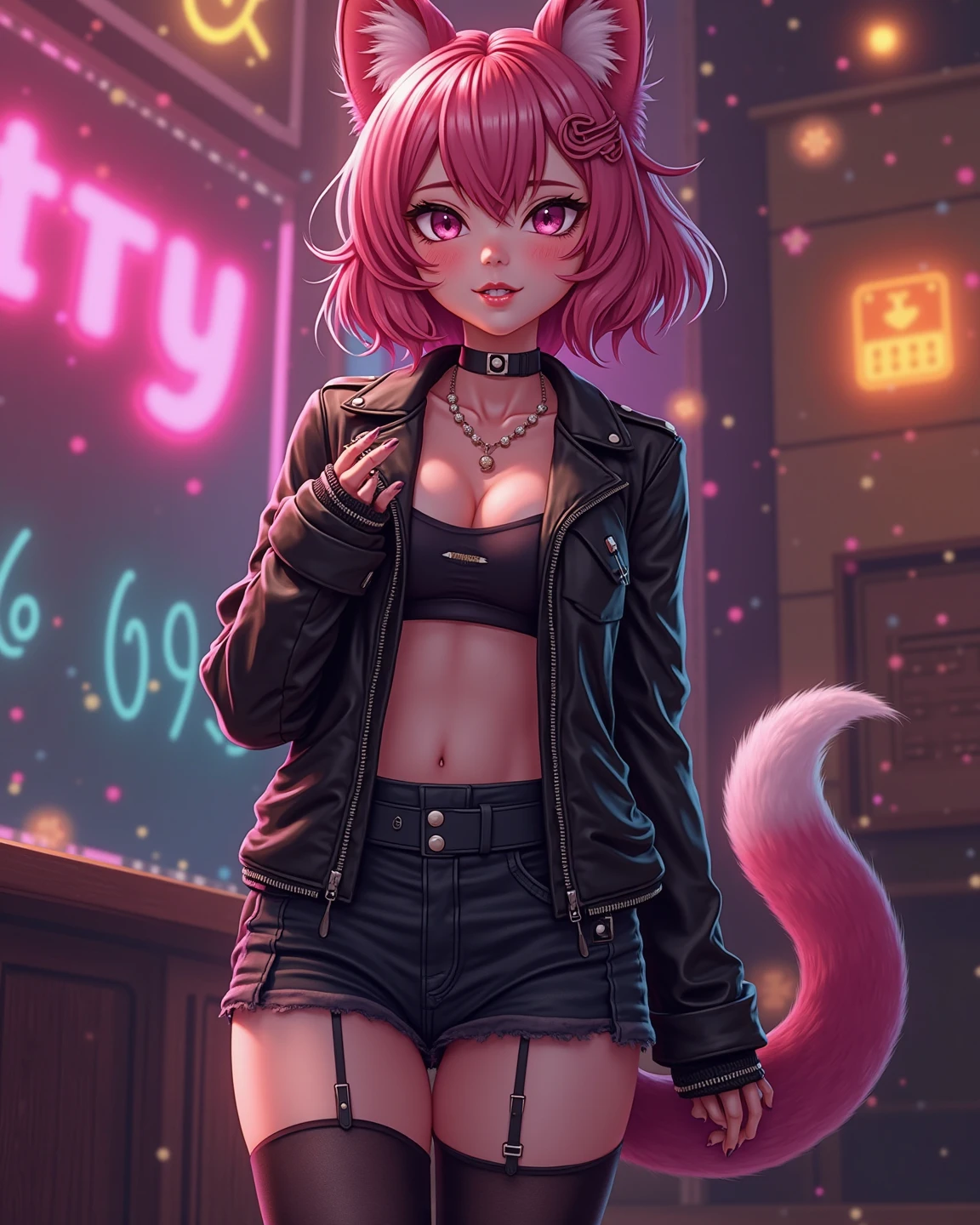 A beautiful and detailed (sweet portrait) von ((Krystal)), Sternenfuchs Krystal, Schlank, liebenswert, green eyes, medium breasts, (((Lange blaue Haare 1.3))),  ((schwarze haarspitzen)), Dekollete, Grinsen, hoch schauen,, anthro, Pelzig, Hochgeladen E621, detailed flauschige fur, (von Fluff-Kevlar, Bayard Wu, Personalami, Pino Daeni), detailliertes Gesicht, (flauschige), 1 girl, Allein, wears a Gakuran , befindet sich in einer schule, spielt gitarre