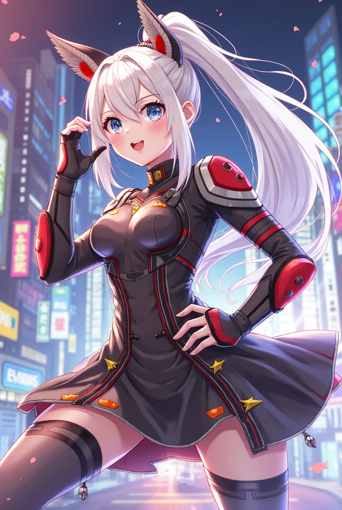 a girl，Hair color random，tights，((Super detailed zipper))，Stylish style，dynamic poses