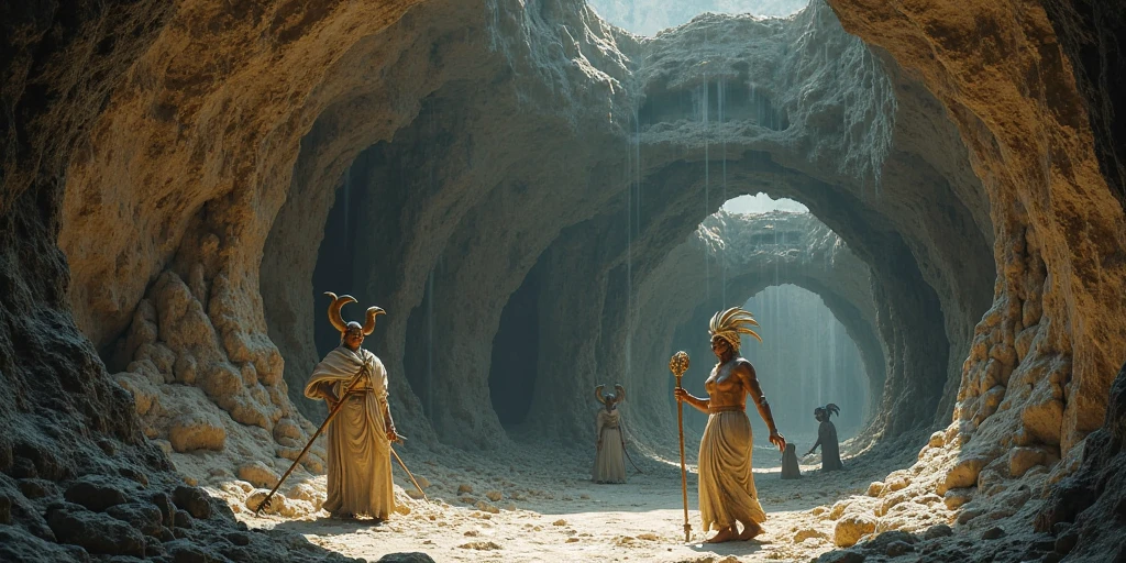 STar Wars, a coven of insane lesbian witches (many alien humanoid races, many colors, simple robe, nude underneath), in a stone archaic fortress, are doing a ritual calling on the dark side of the force to impregnate volunteers