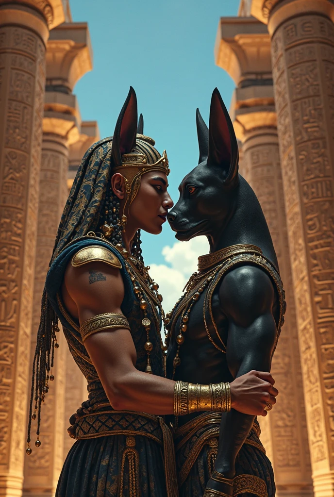 The god Anubis had sex with a human man