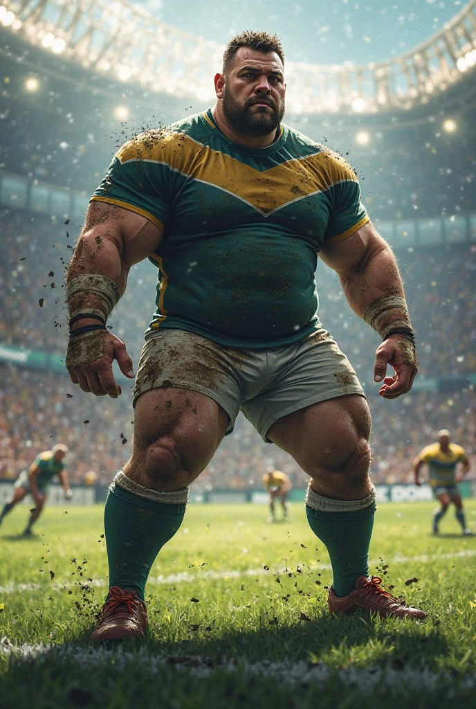 soccer court，play soccer，chineseidol，red tank top，ssmile，Asian muscular chubby man，Fat，Strong，Jayrent，skinhead，Feet，soccer ball，Sports ，full bodyesbian，Sunny，grassy fields，big feet