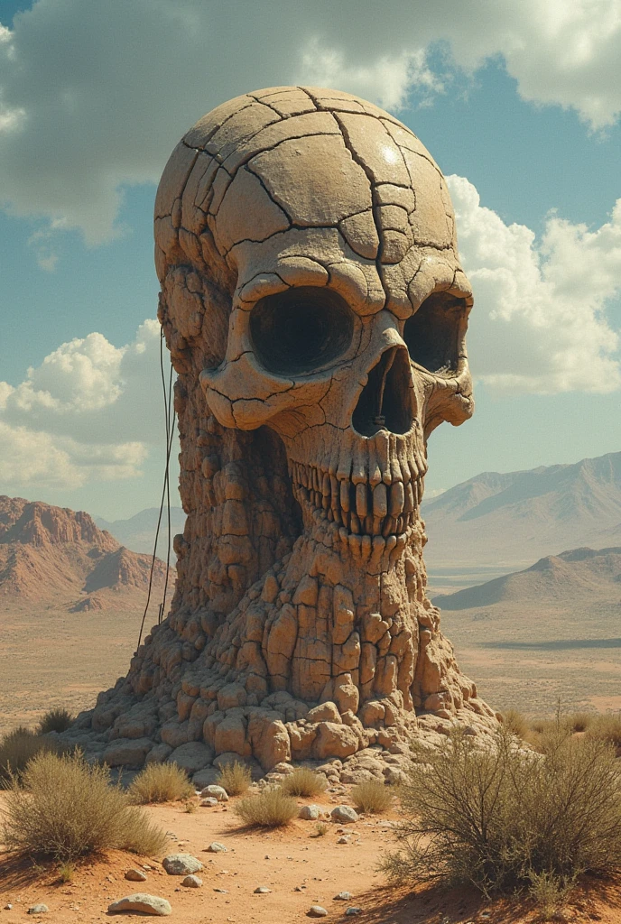 mound, pile, ant hill, small skulls, detailed