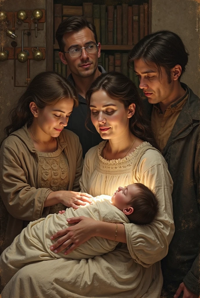 traditional Catholic art representation of the Holy Family.