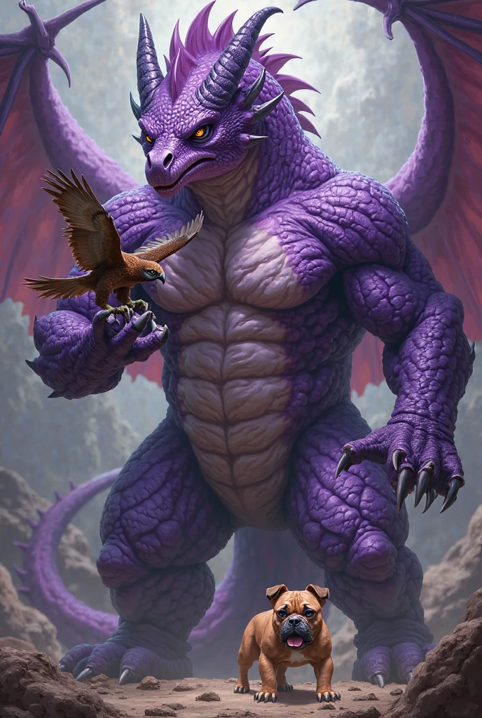Detailed painting, by Taran Fiddler, closeup, outlook view, wide angle, dragoness, full body, feral, dainty, friendly, colorful, rounded snout, wings, pregnant-like belly, round belly, dominant belly, huge belly, bloated belly, big muscles, wide body, thick body muscles, powerfull muscles, beefy muscles, thick neck, long tongue, tongue out, open mouth, saliva, hungry, voracious, glutonous, tall, enormous, giant, gigantic, colosssal size, gargantuan, kaiju, powerfull look, badass look, looking at viewer